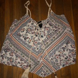 Cropped Multicolor Tank Top